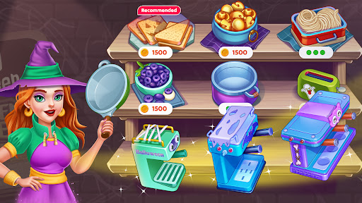 Magiczne potrawy serwowane duchom i potworom gościom.